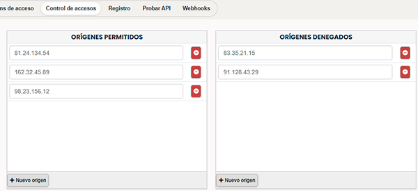 Control de acceso a la API SCORM mediante listas blancas y negras Control de acceso a la API SCORM mediante listas blancas y negras