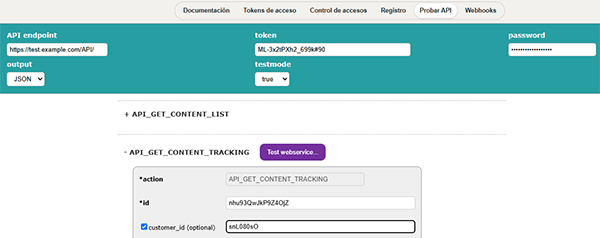Herramienta de pruebas de la API SCORM Herramienta de pruebas de la API SCORM