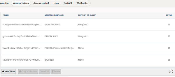 SCORM API access tokens SCORM API access tokens