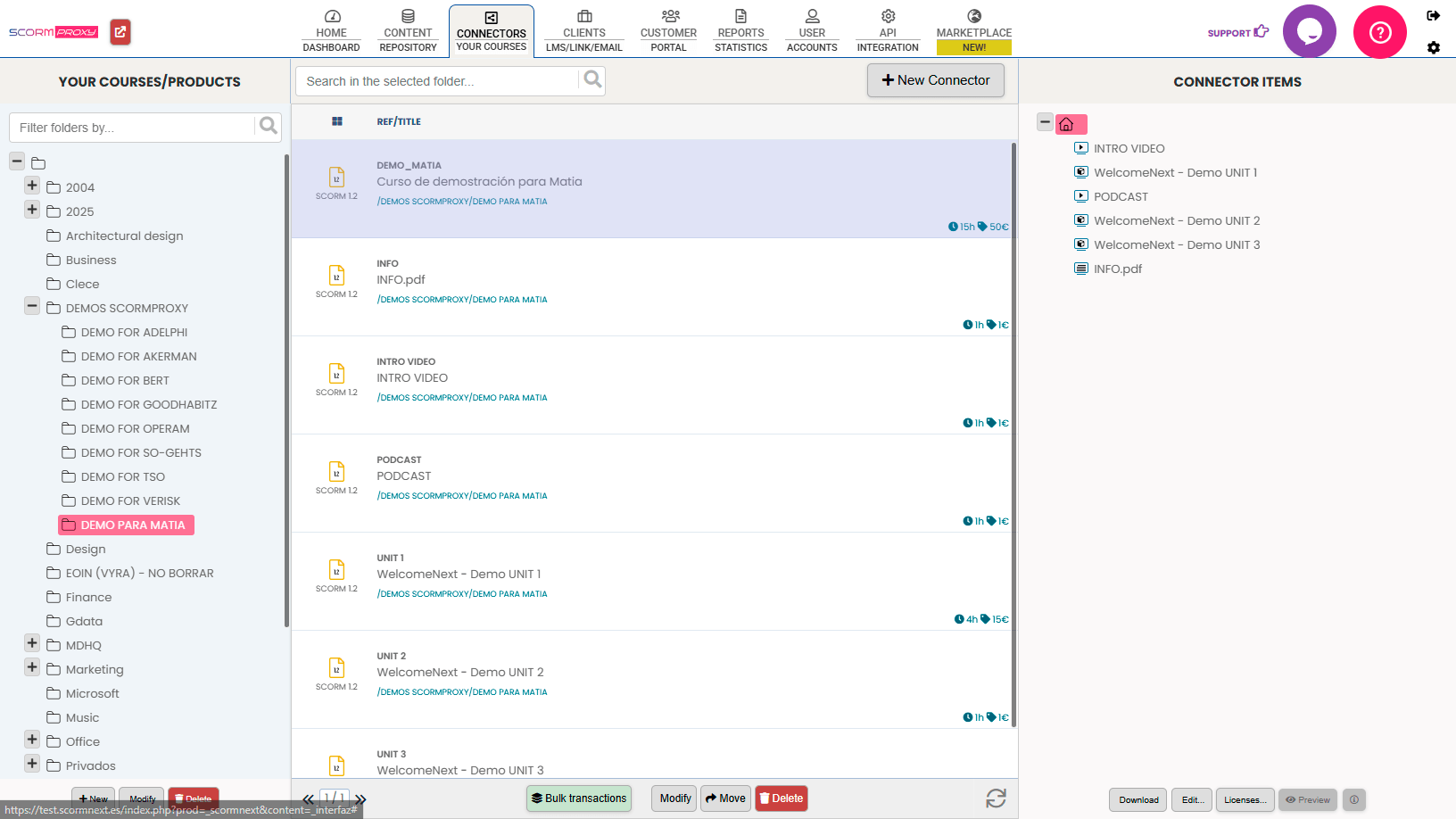 scormPROXY scorm cloud products catalogue